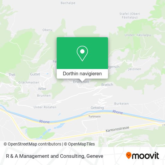 R & A Management and Consulting Karte