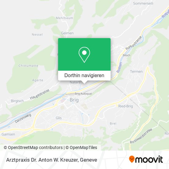 Arztpraxis Dr. Anton W. Kreuzer Karte