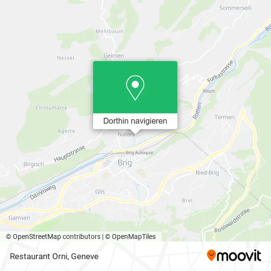 Restaurant Orni Karte