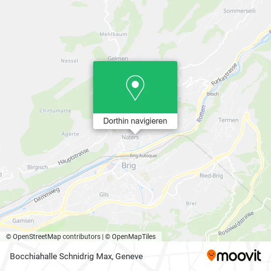 Bocchiahalle Schnidrig Max Karte