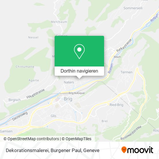 Dekorationsmalerei, Burgener Paul Karte