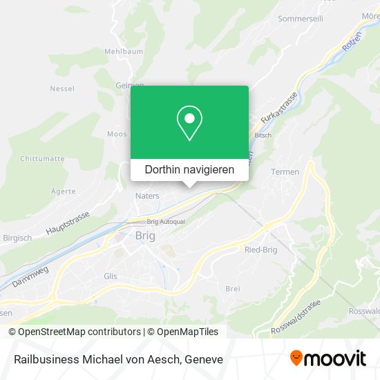 Railbusiness Michael von Aesch Karte
