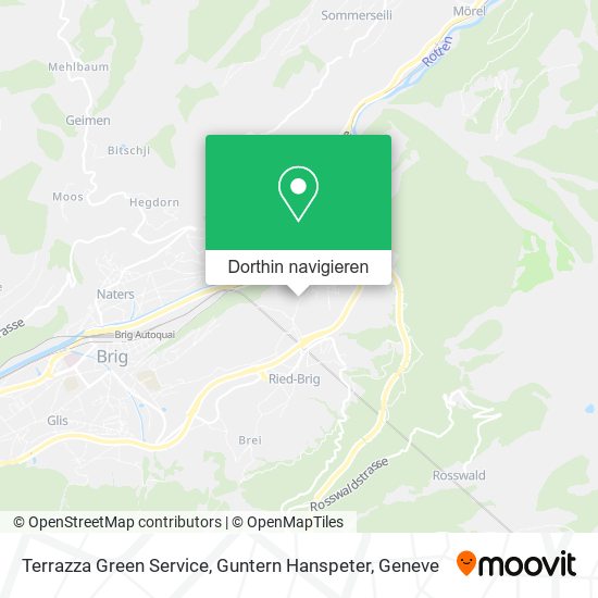 Terrazza Green Service, Guntern Hanspeter Karte