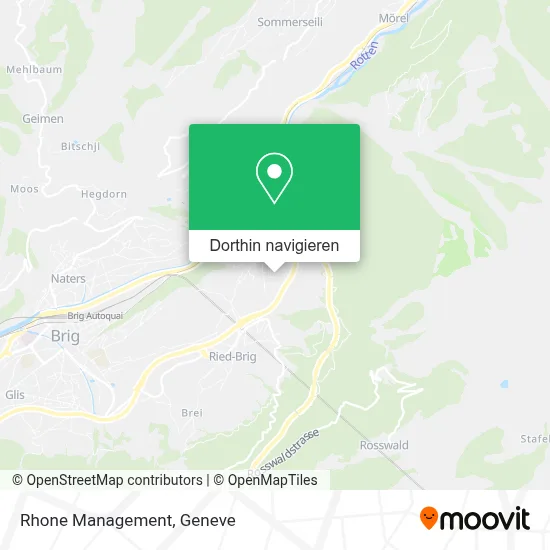 Rhone Management Karte