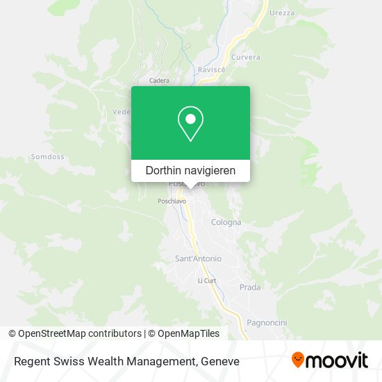Regent Swiss Wealth Management Karte