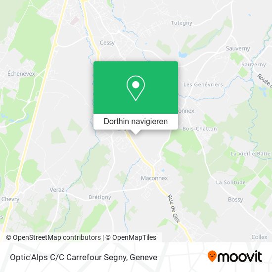 Optic'Alps C/C Carrefour Segny Karte