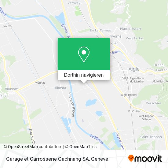 Garage et Carrosserie Gachnang SA Karte