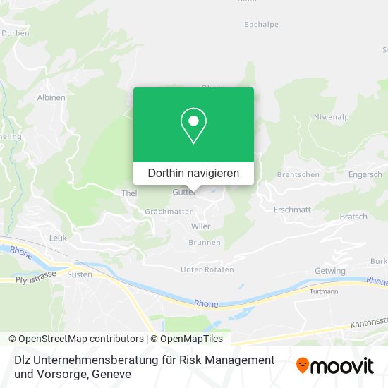 Dlz Unternehmensberatung für Risk Management und Vorsorge Karte