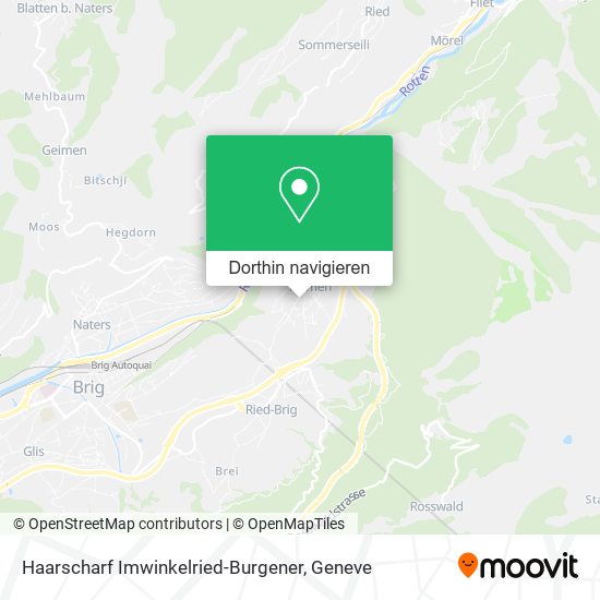 Haarscharf Imwinkelried-Burgener Karte
