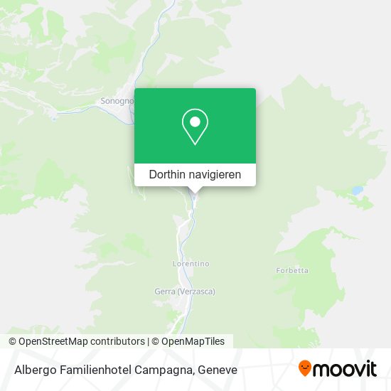 Albergo Familienhotel Campagna Karte