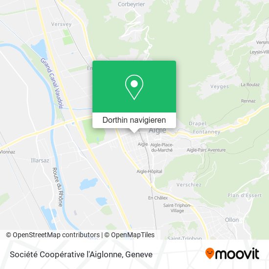 Société Coopérative l'Aiglonne Karte