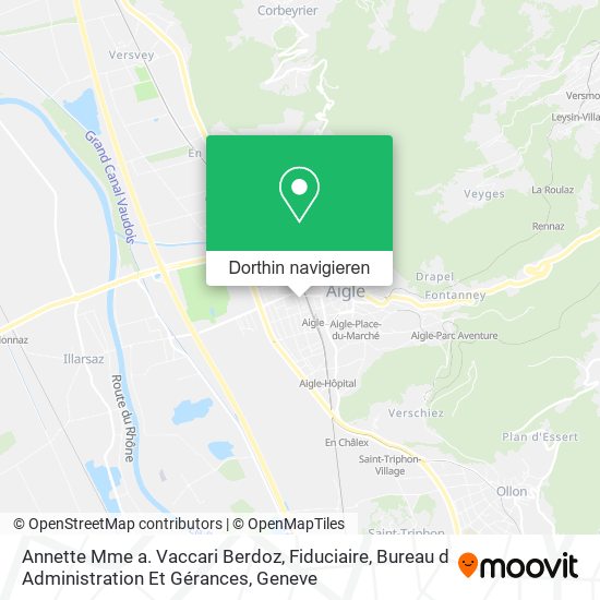 Annette Mme a. Vaccari Berdoz, Fiduciaire, Bureau d Administration Et Gérances Karte
