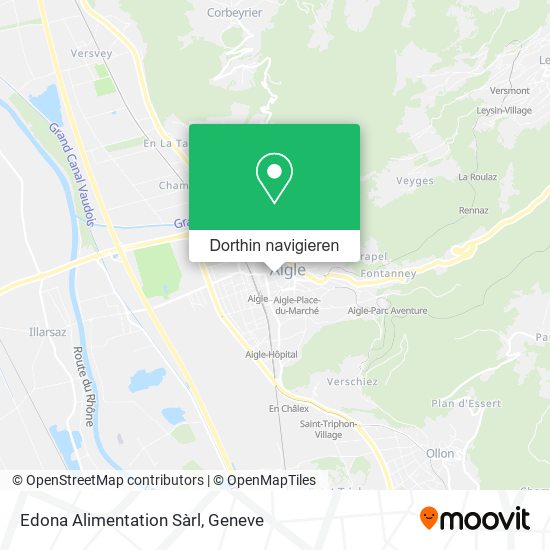 Edona Alimentation Sàrl Karte