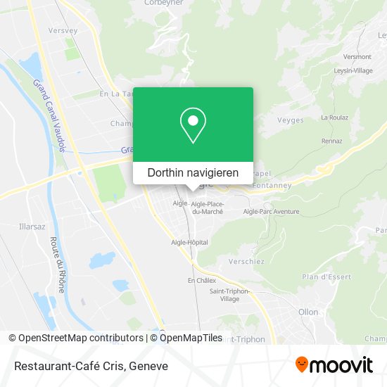 Restaurant-Café Cris Karte