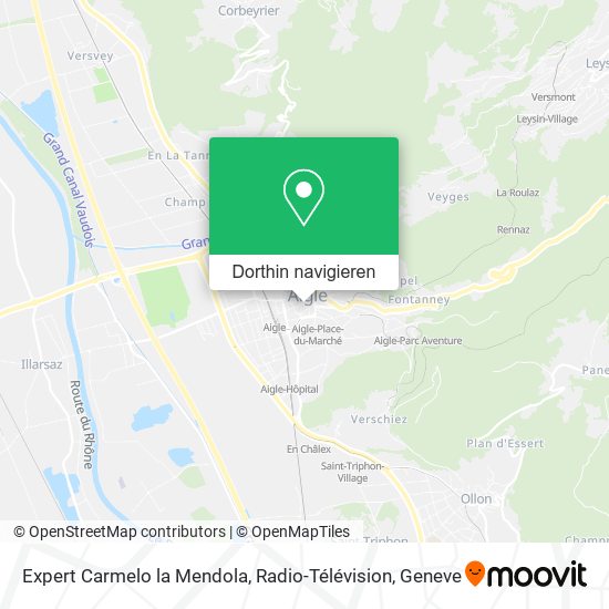 Expert Carmelo la Mendola, Radio-Télévision Karte