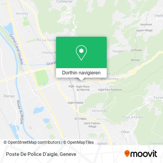 Poste De Police D'aigle Karte