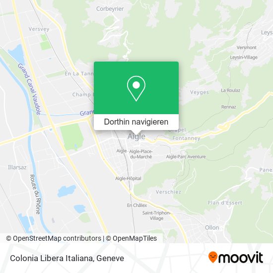 Colonia Libera Italiana Karte