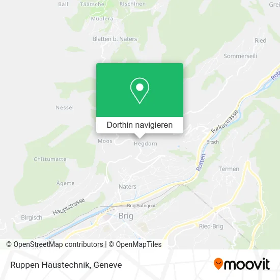 Ruppen Haustechnik Karte