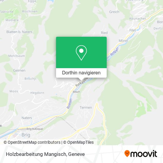 Holzbearbeitung Mangisch Karte