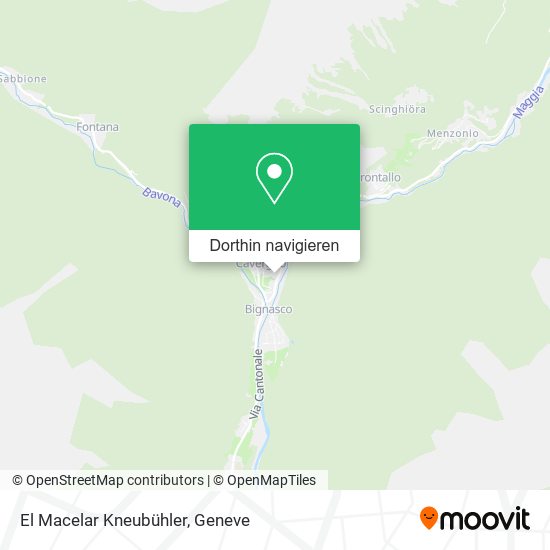 El Macelar Kneubühler Karte