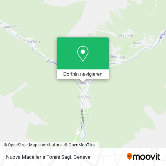 Nuova Macelleria Tonini Sagl Karte