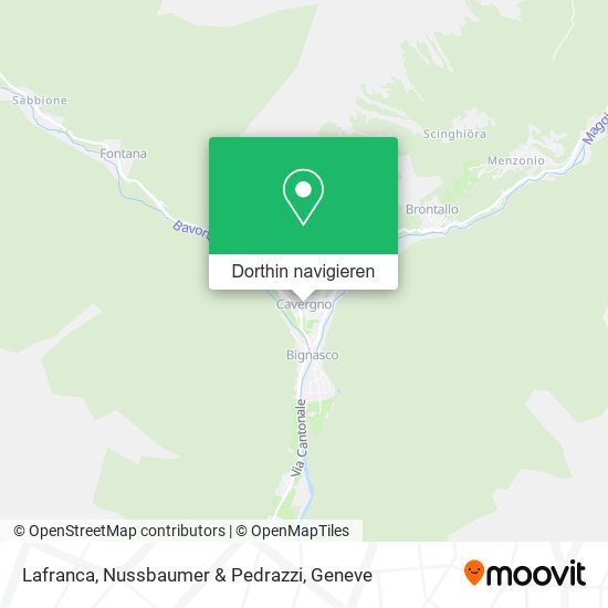 Lafranca, Nussbaumer & Pedrazzi Karte