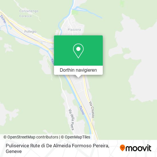 Puliservice Rute di De Almeida Formoso Pereira Karte