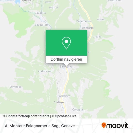 Al Monteur Falegnameria Sagl Karte