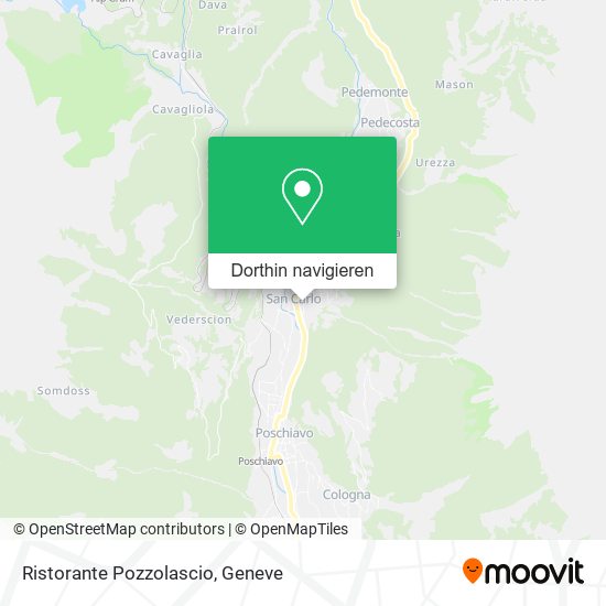 Ristorante Pozzolascio Karte