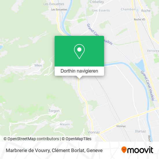 Marbrerie de Vouvry, Clément Borlat Karte
