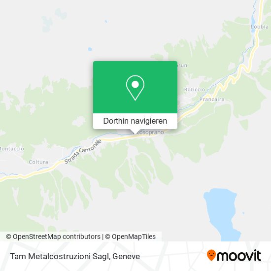 Tam Metalcostruzioni Sagl Karte