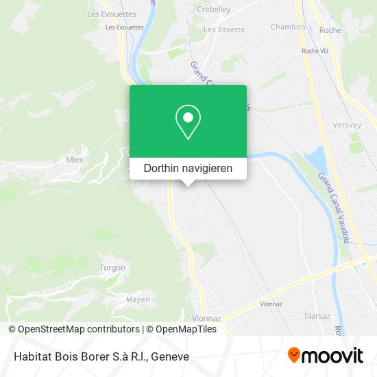 Habitat Bois Borer S.à R.l. Karte