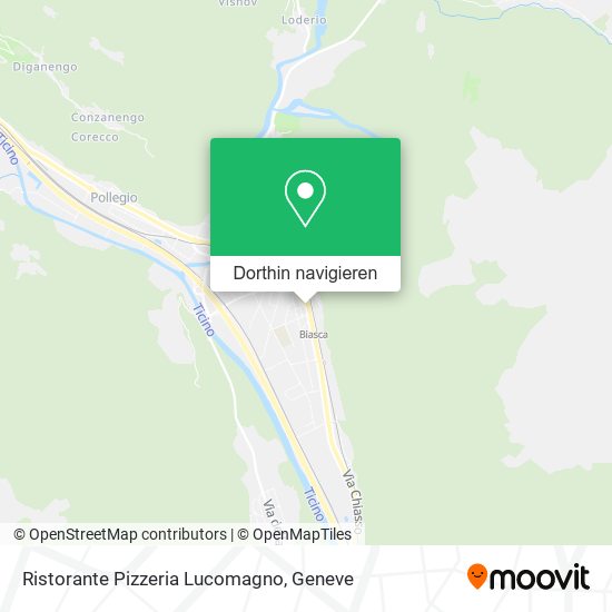 Ristorante Pizzeria Lucomagno Karte