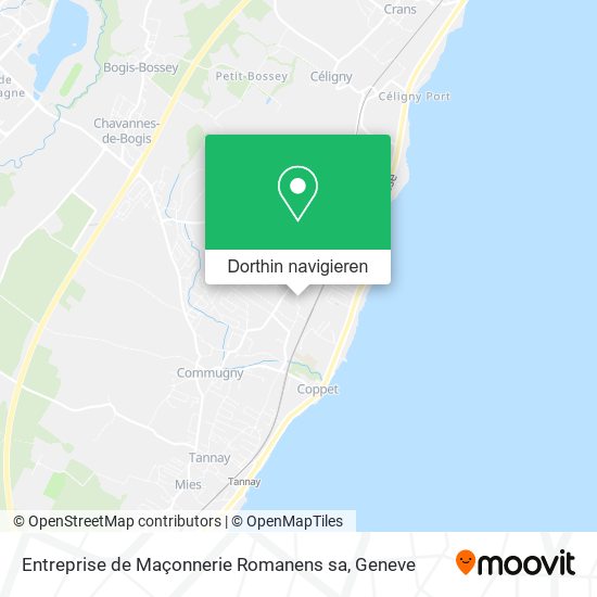 Entreprise de Maçonnerie Romanens sa Karte