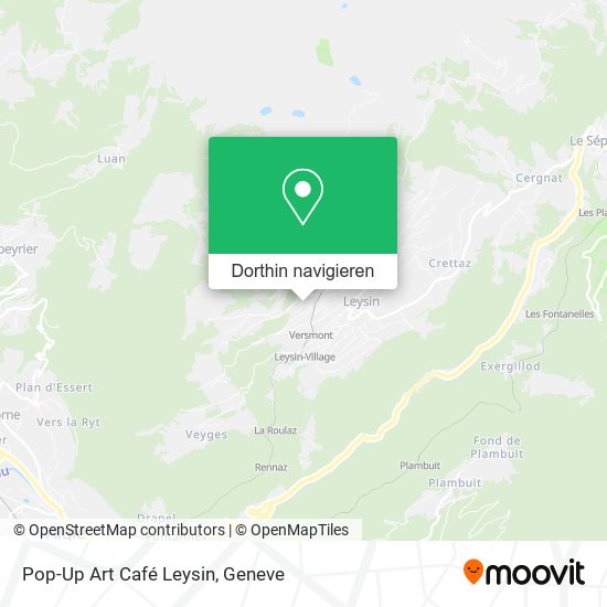 Pop-Up Art Café Leysin Karte