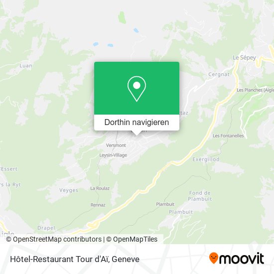 Hôtel-Restaurant Tour d'Aï Karte