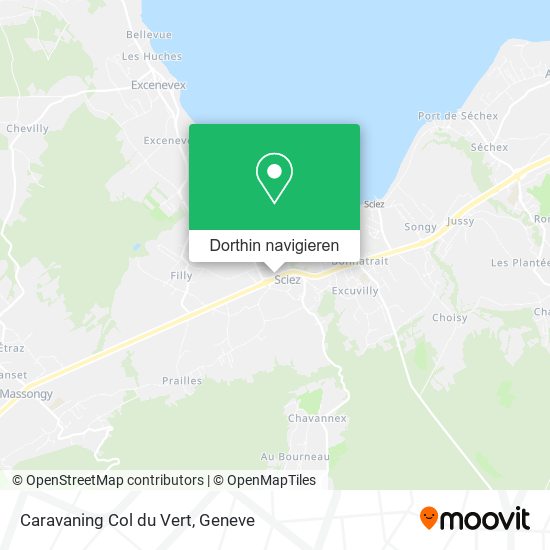 Caravaning Col du Vert Karte