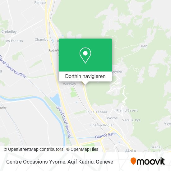 Centre Occasions Yvorne, Aqif Kadriu Karte