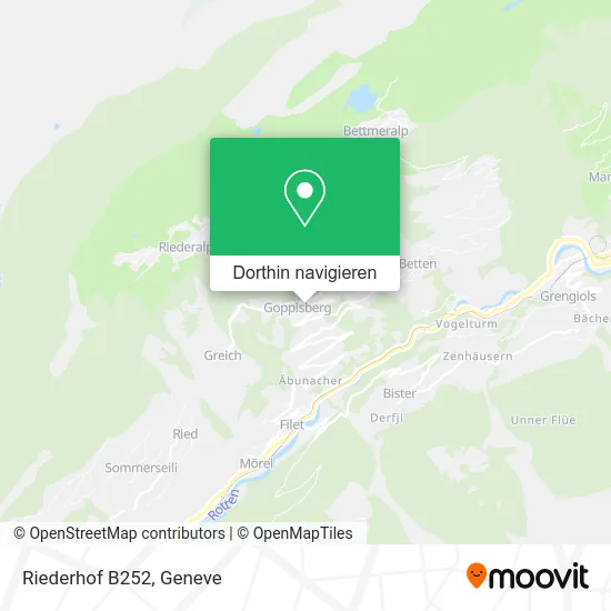 Riederhof B252 Karte