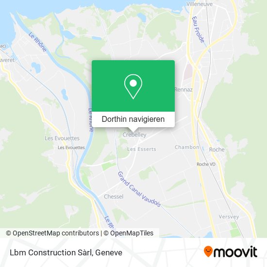 Lbm Construction Sàrl Karte