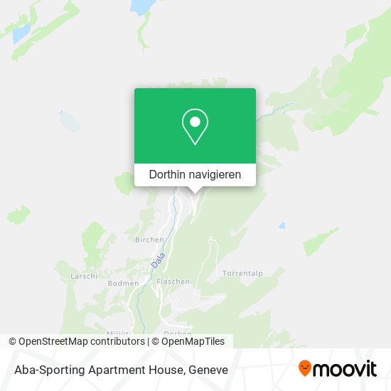 Aba-Sporting Apartment House Karte