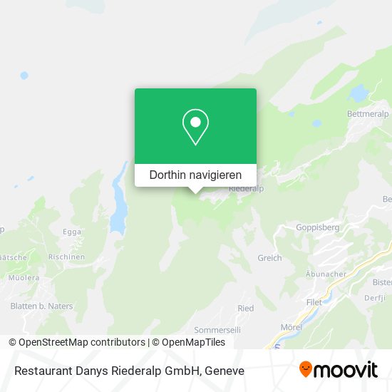 Restaurant Danys Riederalp GmbH Karte
