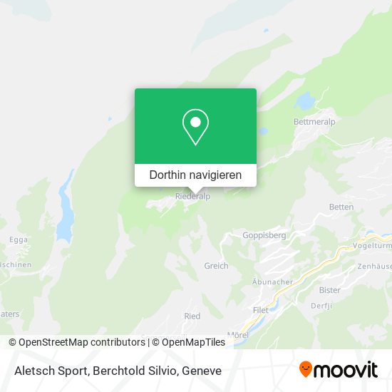 Aletsch Sport, Berchtold Silvio Karte