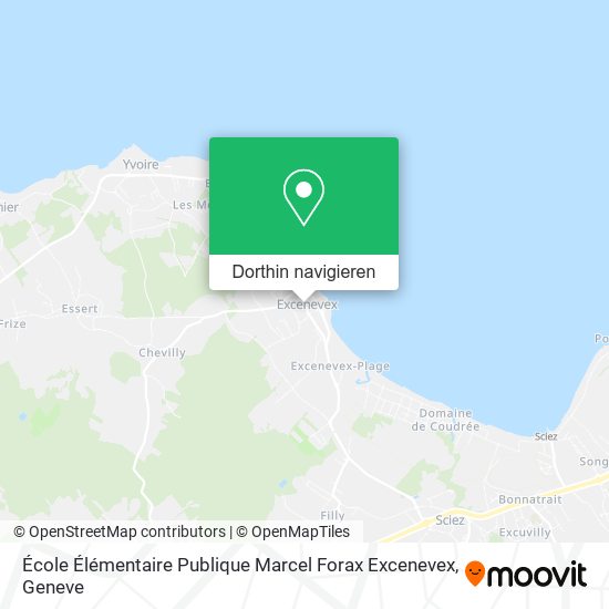 École Élémentaire Publique Marcel Forax Excenevex Karte