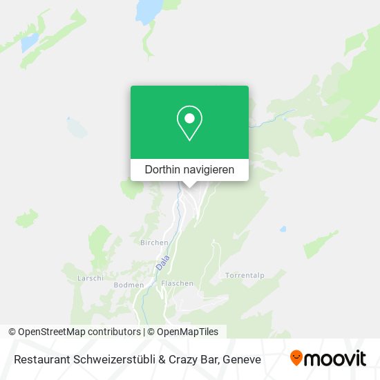 Restaurant Schweizerstübli & Crazy Bar Karte