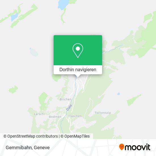 Gemmibahn Karte