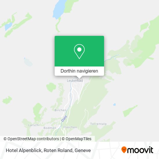 Hotel Alpenblick, Roten Roland Karte
