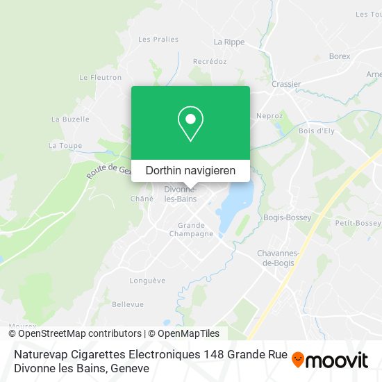 Naturevap Cigarettes Electroniques 148 Grande Rue Divonne les Bains Karte