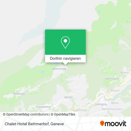 Chalet-Hotel Bettmerhof Karte