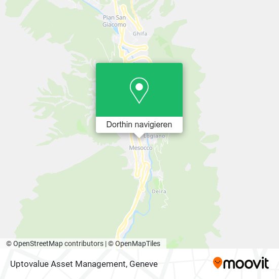 Uptovalue Asset Management Karte